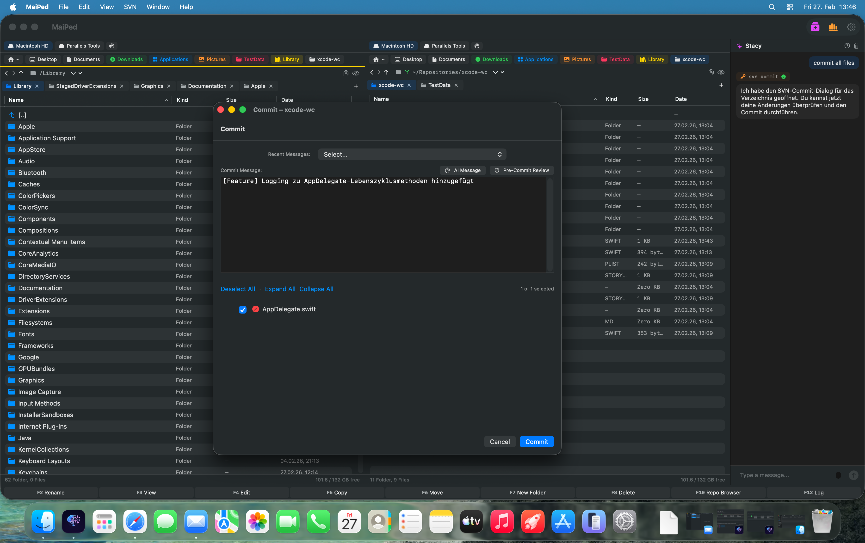 MaiPed StacyAI AI Commit Message