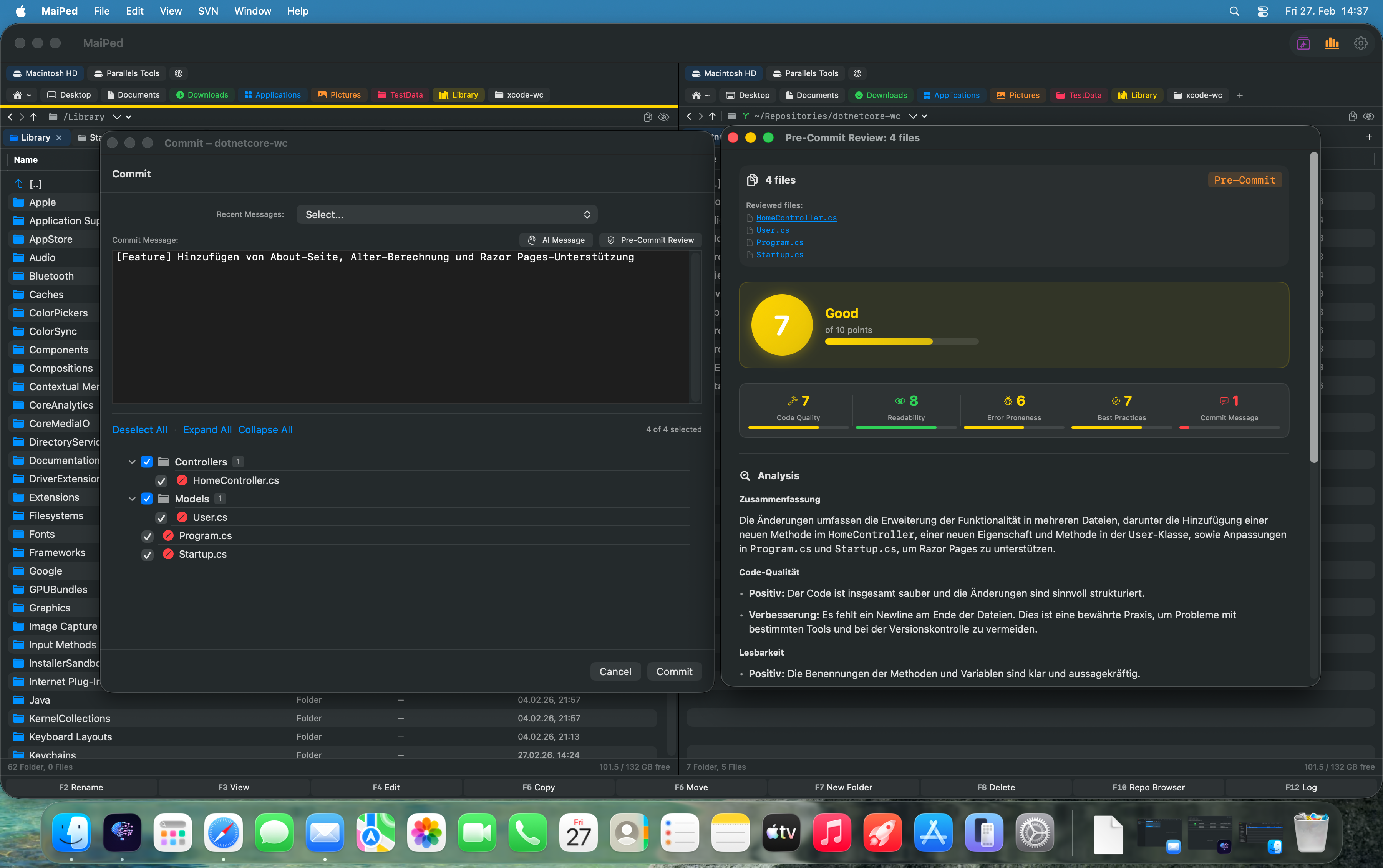 MaiPed SVN Commit C# Files