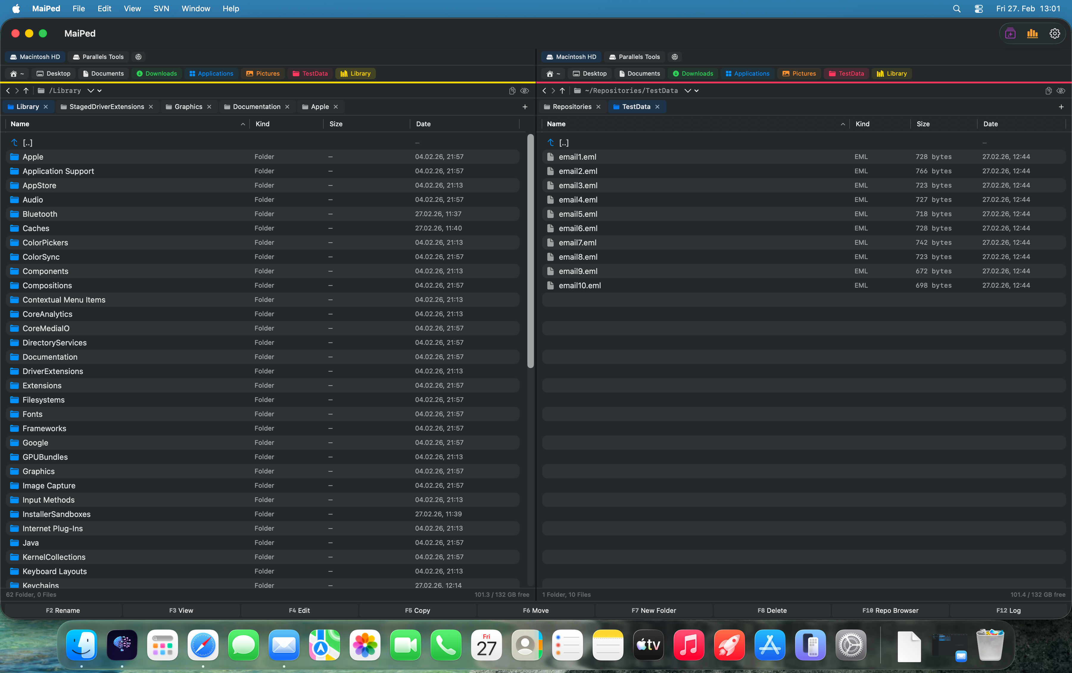 MaiPed Dual-Pane Commander